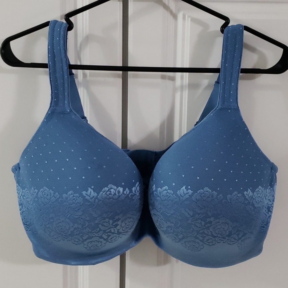 Light blue Soma stunning support balconet bra